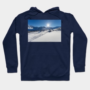 Winter mountain landscape - Tatry Mountains Hoodie